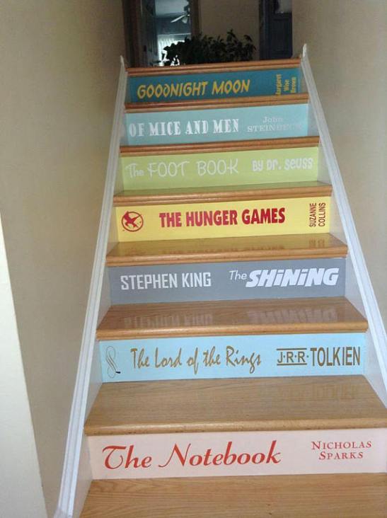 book stairs